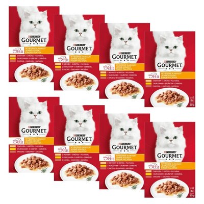 Karma dla kota GOURMET Mon Petit Mix Drób (48 x 50 g)