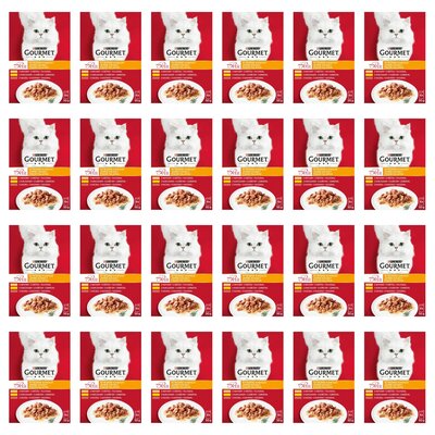 Karma dla kota GOURMET Mon Petit Mix Drób (144 x 50 g)