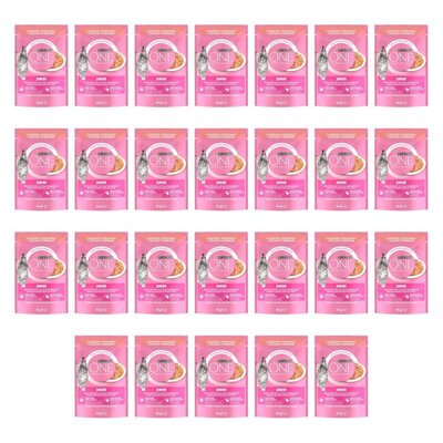 Karma dla kota PURINA ONE Junior Łosoś 26 x 85 g