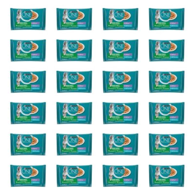 Karma dla kota PURINA ONE Indoor Formula Cielęcina i Tuńczyk (96 x 85 g)