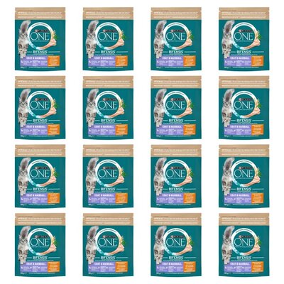 Karma dla kota PURINA ONE Coat & Hairball Kurczak 16 x 800 g