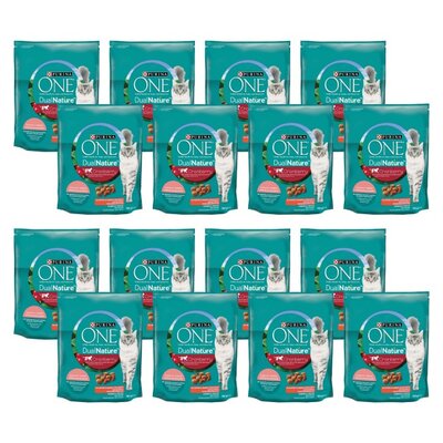 Karma dla kota PURINA ONE Dual Nature Łosoś z żurawiną 16 x 750 g