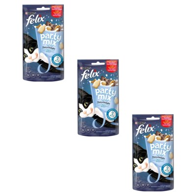 Przysmak dla kota FELIX Party Mix Mleko z jogurtem i serem cheddar 3 x 60 g