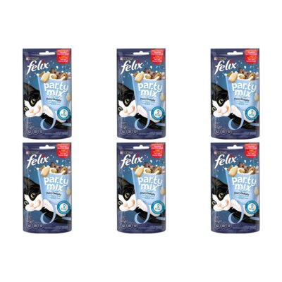 Przysmak dla kota FELIX Party Mix Mleko z jogurtem i serem cheddar 6 x 60 g