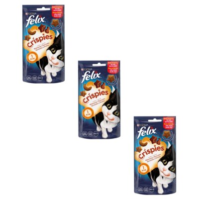 Przysmak dla kota FELIX Crispies Wołowina z kurczakiem 3 x 45 g