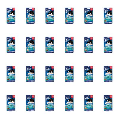 Przysmak dla kota FELIX Play Tubes Pieczona ryba i krewetki 24 x 50 g