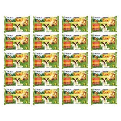 Karma dla psa FRISKIES Adult Wołowina, Jagnięcina i Kurczak (80 x 100 g)