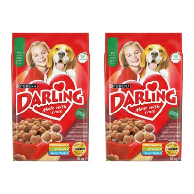 Karma dla psa DARLING Wołowina z Kurczakiem 2 x 10 kg
