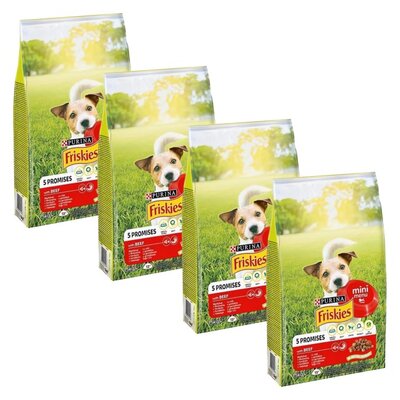 Karma dla psa FRISKIES 5 Promises Mini Menu Wołowina 4 x 1.5 kg