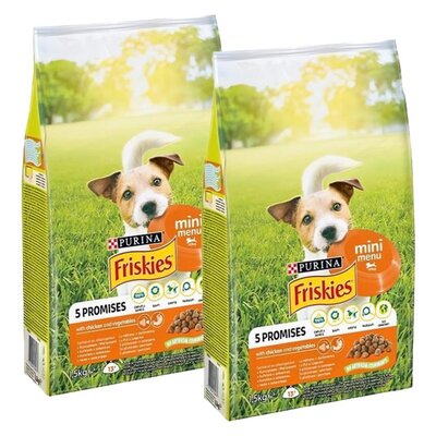 Karma dla psa FRISKIES Mini Menu Kurczak z warzywami 2 x 1.5 kg