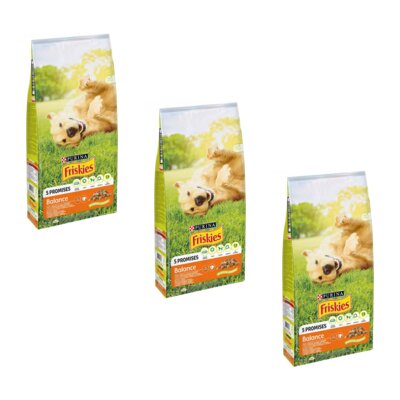 Karma dla psa FRISKIES Balance Kurczak z warzywami 3 x 15 kg