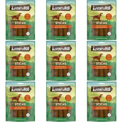 Przysmak dla psa ADVENTUROS Sticks Dziki Smak Bawoła 9 x 120 g