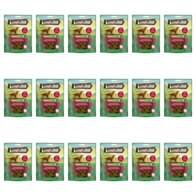 Przysmak dla psa ADVENTUROS Nuggets Dziki smak dzika 18 x 90 g