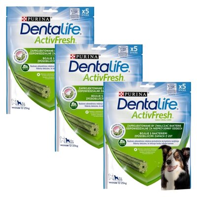 Przysmak dla psa DENTALIFE Active Fresh Medium 3 x 115 g