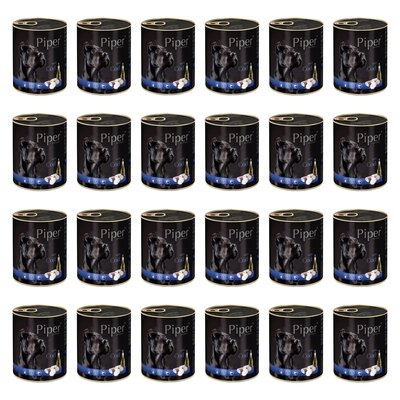 Karma dla psa PIPER Animals z dorszem 24 x 800 g