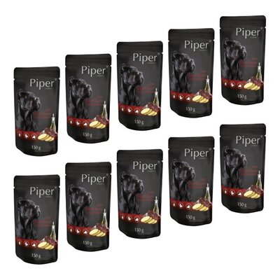 Karma dla psa PIPER Animals z wątróbką wołową i ziemniakami 10 x 150 g