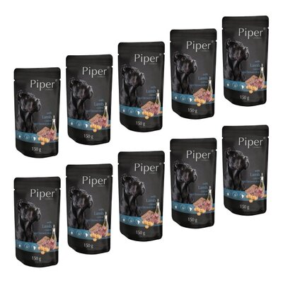 Karma dla psa PIPER Animals z jagnięciną, marchewką i brązowym ryżem 10 x 150 g