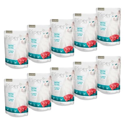 Karma dla kota PIPER Animals Sterilised z tuńczykiem 10 x 100 g