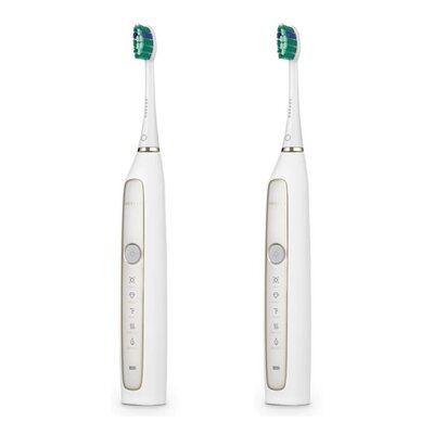 Szczoteczka soniczna SEYSSO Gold White Special Collection (2 sztuki)