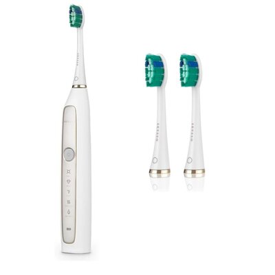 Szczoteczka soniczna SEYSSO Gold White Special Collection + Końcówka szczoteczki SEYSSO Gold White Whitening (2 szt.)