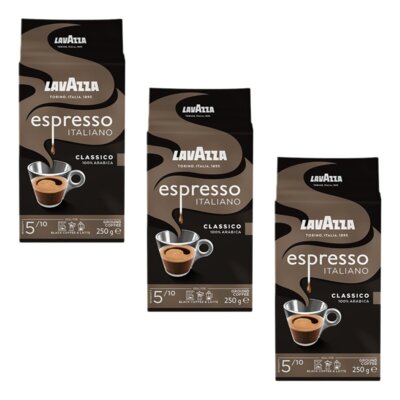 Kawa mielona LAVAZZA Espresso Arabica 3 x 0.25 kg