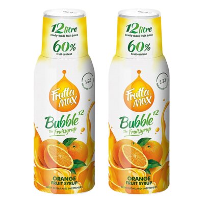 Syrop do saturatorów FRUTTAMAX Pomarańcza 2 x 500 ml
