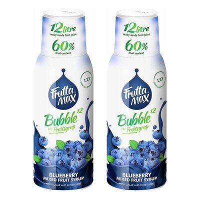 Syrop do saturatorów FRUTTAMAX Borówka 2 x 500 ml