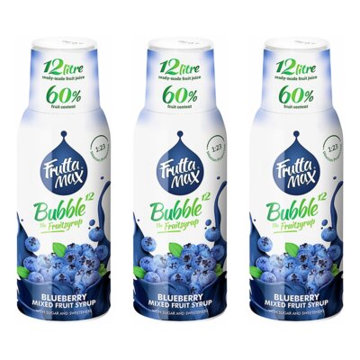Syrop do saturatorów FRUTTAMAX Borówka 3 x 500 ml