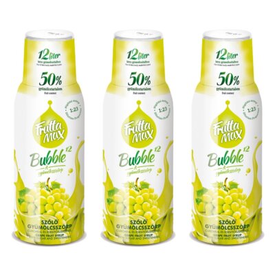Syrop do saturatorów FRUTTAMAX Winogrono 3 x 500 ml