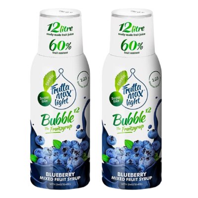 Syrop do saturatorów FRUTTAMAX Light Borówka 2 x 500 ml bez cukru