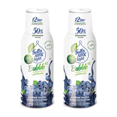 Syrop do saturatorów FRUTTAMAX Light Borówka 2 x 500 ml bez cukru