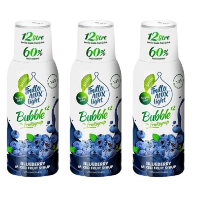Syrop do saturatorów FRUTTAMAX Light Borówka 3 x 500 ml bez cukru