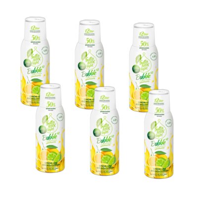 Syrop do saturatorów FRUTTAMAX Light Cytryna-limonka 6 x 500 ml bez cukru
