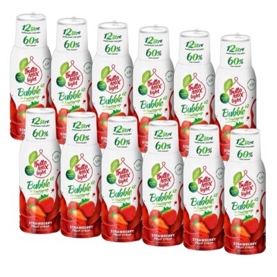 Syrop do saturatorów FRUTTAMAX Light Truskawka 12 x 500 ml bez cukru