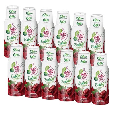 Syrop do saturatorów FRUTTAMAX Light Wiśnia 12 x 500 ml bez cukru