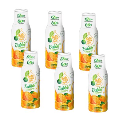 Syrop do saturatorów FRUTTAMAX Light Pomarańcza 6 x 500 ml bez cukru