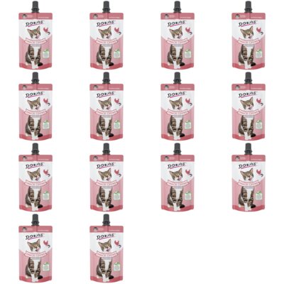 Przysmak dla kota DOKAS Snack Cream Kurczak i krewetki 14 x 90 g