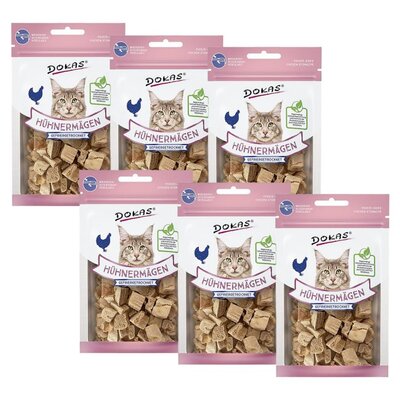 Przysmak dla kota DOKAS Żołądki drobiowe 6 x 12 g