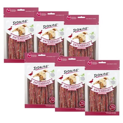 Przysmak dla psa DOKAS Filet z piersi kaczki 6 x 70 g