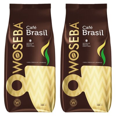 Kawa ziarnista WOSEBA Cafe Brasil Arabica 2 x 0.5 kg