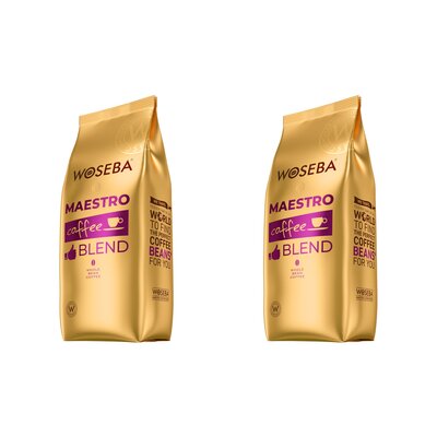Kawa ziarnista WOSEBA Maestro 2 x 1 kg