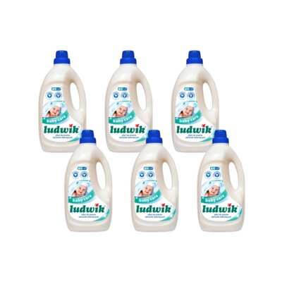 Płyn do prania LUDWIK Baby Care 6 x 1500 ml