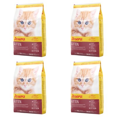 Karma dla kota JOSERA Kitten Drób z łososiem 4 x 10 kg