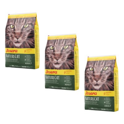 Karma dla kota JOSERA NatureCat Drób z łososiem 3 x 10 kg