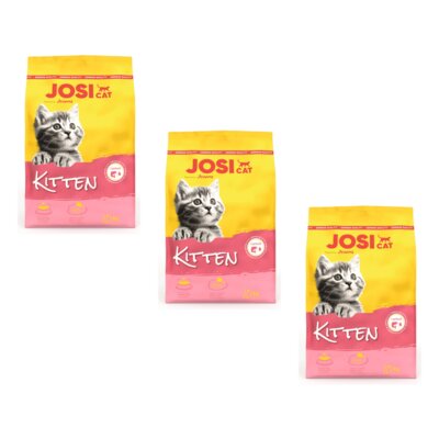 Karma dla kota JOSICAT Kitten Drób 3 x 10 kg