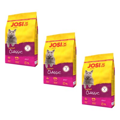 Karma dla kota JOSICAT Sterilised Classic Drób 3 x 10 kg