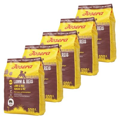 Karma dla psa JOSERA Lamm & Reis Jagnięcina z ryżem 5 x 900 g