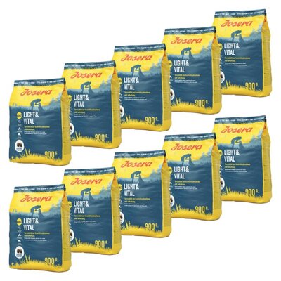 Karma dla psa JOSERA Light & Vital Drób 10 x 900 g