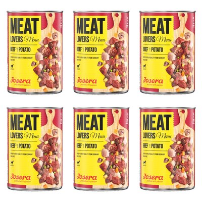 Karma dla psa JOSERA Meat Lovers Menu Wołowina z ziemniakami 6 x 800 g