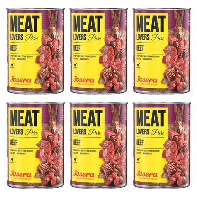 Karma dla psa JOSERA Meat Lovers Pure Wołowina 6 x 400 g